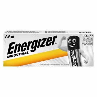 Energizer- LR6 Industrial Battery 1.5V AA - 10 Count • $8.25