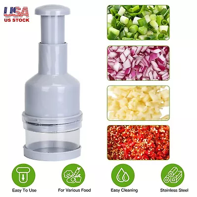 Food Chopper Vegetable Chopper Hand Nut Chopper Kitchen Chopper Portable Cutter • $13.45