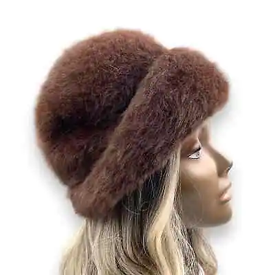 1960's KANGOL Brown Rabbit Fur Cloche Style Hat • $145