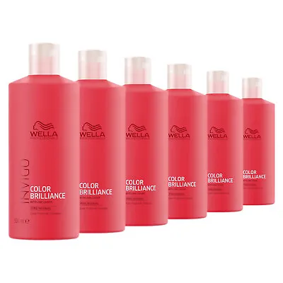 £67.45 • Buy WELLA INVIGO COLOR BRILLIANCE Fine/Normal Hair Shampoo 6x500ml