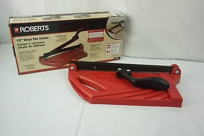 Roberts 12” Inch Vinyl Tile Cutter 10-895 • $22.06