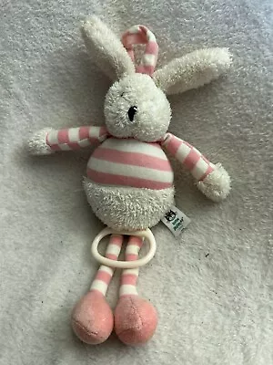 Little Jellycat - Bredita Bunny Musical Pull Chime Soft Pram Toy Comforter • £9.99