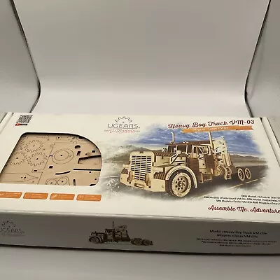 UGEARS Heavy Boy Truck Self Assembling 3D Mechanical Model Made In Ukraine. New • $40.99