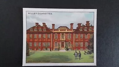 Wills  1927   Public  Schools  No 14   Of  25  Cards   Marlborough  College. • £1.40