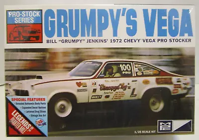 Mpc Grumpy's Vega 1972 Chevy Vega Pro Stocker 1/25 Model Kit **factory Sealed** • $35