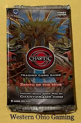 Chaotic TCG Zenith Of The Hive 1st Edition Booster Pack NEW READ CCG • $14.99