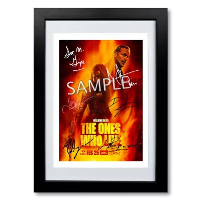 The Walking Dead The Ones Who Live Cast Signed Poster Print Photo Autograph Gift • £7.99