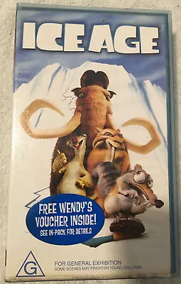 VHS Movie | Ice Age (2002) | Ray Romano; John Leguizamo; Denis Leary; Jack Black • $3.95