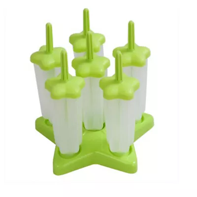  6 -Cell Freeze Mold Ice Stick Molds Silicone Cream Block Popsicle Maker • $11.30