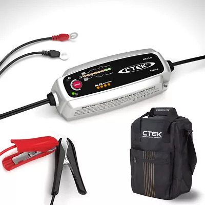 CTEK MXS 5.0 12V 5 Amp Smart Battery Charger And Cooler Bag Combo • $156.44