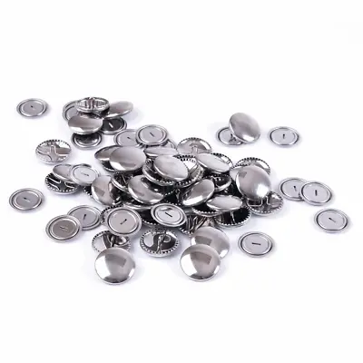 Hemline Self Cover Buttons: Metal: 11 Mm 15 Mm 19 Mm 22 Mm 29mm 38 Mm X 5-1 • £2