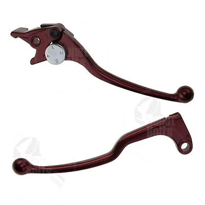 Red Brake & Clutch Hand Levers For Yamaha YZF R6 99-04 R1 R6s Control Hand • $34.99