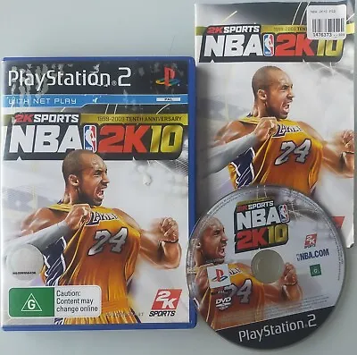 NBA 2K10 - Playstation 2 (PS2) *Complete* PAL AUS - Free Postage  • $14.45