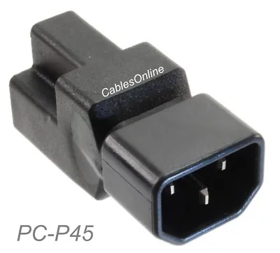 IEC 320 C14 Male To Nema 5-15R Female Power Adapter PC-P45 • $6.95