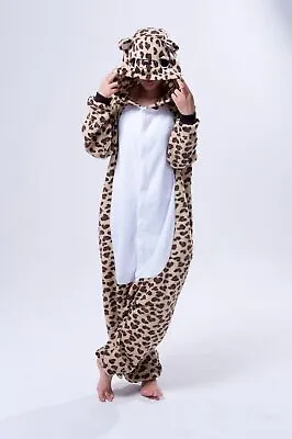 £13.99 • Buy Xmas Gift Leopard Bear Onesiee Kigurumi Fancy Dress Costume Pajamas Bodysuit