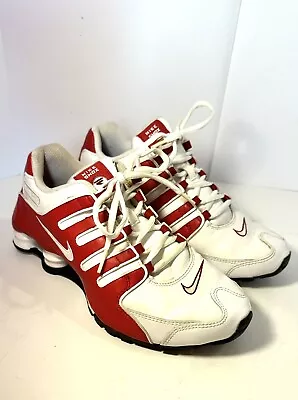 Womens Nike Shox White/Valentines Day Red 314561-166 US 7 • $60
