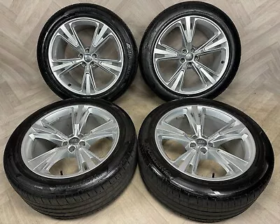 21'' Genuine Audi Q8 Q7 S Line 5 Spoke Alloy Wheels Alloys Tyres 5x112 • £795