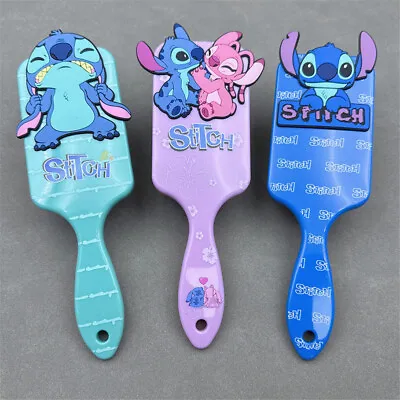 Disney Lilo And Stitch Hair Brush With 3D Stitch Kids Gifts For Girls Ladies • £9.59