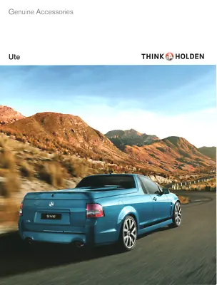 $10 • Buy Holden Sales Brochure Vf Commodore Ute Accessories 08/2013 Sv6 Ss Ssv Redline