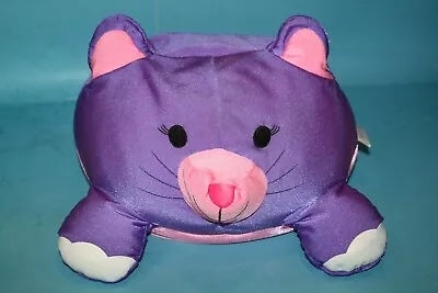Moshi PLUMPEEZ Cat Plush Stuffed Purple Pink Kitty Microbead SNS Foam Bead Toy • $75.68