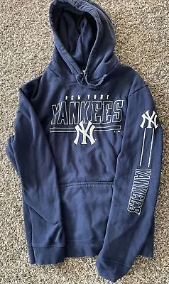 Fanatics Mens New York Yankees Baseball Sweatshirt Hoodie Pullover Navy XL • $27.50