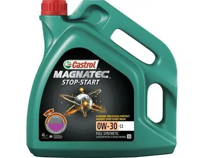 Castrol Magnatec Stop-Start 0W-30 0W30 C2 Fully Synthetic Engine Oil 4 Litre 4L • £44.99