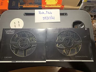 $150 • Buy Pokemon Zacian And Zamazenta Elite Trainer Plus Box Set Of 2 - Brand New/Sealed!