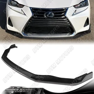For 17-20 Lexus IS300 IS350 AR-Style Real Carbon Fiber Front Bumper Lip Splitter • $366.85