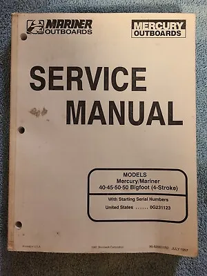 Mercury 90-828631r2 40 Thru 50 Bigfoot 4 Stroke Service Manual • $23.65