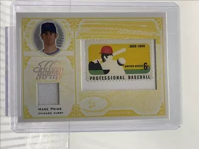 Mark Prior 2004 Donruss Century Collection Yellow Stamps Patch /69 Q1920 • $1