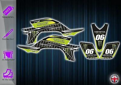 Yamaha YFZ450 Stickers - Graphics Kit - ATV Quad Decals - YFZ Decals - Yfz Wrap • £89.99