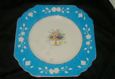 Vintage Wedgwood England Queen's Ivory Plate Embossed Decor Flowers • $11.99