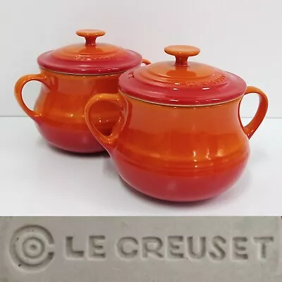 Le Creuset Bowls Lidded Orange Mini  Casserole Dish X 2 • £29.99