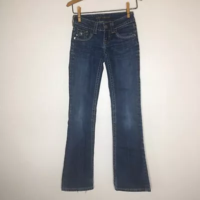 MEK Denim TACOMA Low Rise Slim Fit Stretch Bootcut Leg Jeans Women’s Size 23x32 • $28.60