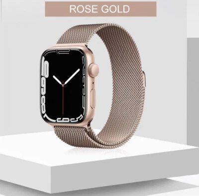 $7.85 • Buy For Apple Watch IWatch Band SER 8 7 6 5 4 3 2 SE Milanese Magnetic Stainless SL