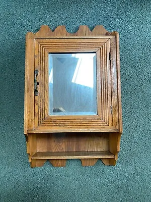  Golden Oak Antique Medicine Cabinet • $300