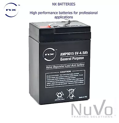 £9.99 • Buy HKbil 3FM4.5 6V 4.5Ah Sealed Lead Acid Replacement NX-POWER Battery