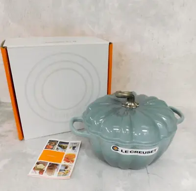 Le Creuset Fall Collection Cast Iron 4 Quart Pumpkin Dutch Oven Sea Salt - New • $349.95