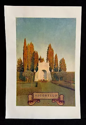 Maxfield Parrish “Vicobello” Original 1904 Illustration From Century Magazine • $25