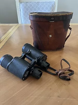 Vintage Stellar 7 X 50 Binoculars & Original Carry Case • $30