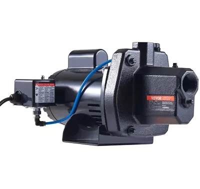 VEVOR 1.5HP 1'' Shallow Well Jet Water Pump Booster Garden Sprinkler 3450 RPM • $68.99