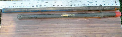 $53.10 • Buy 2x Rock Jackhammer Bit Carbide Tip Chisels 27-30mm. 22mm Hex S L600-720 Sandvik