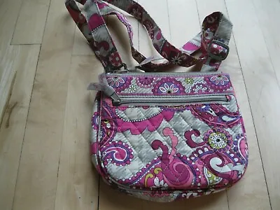 Vera Bradley Little Flap Hipster 2012 Paisley Meets Plaid Crossbody Shoulder Bag • $17