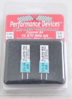 JR/Futaba/Hitec 75Mhz AM Channel 84 Transmitter/Receiver Crystals Set 75.870Mhz • $7.63