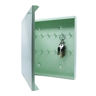 Steel Key Box Cabinet MINT 14 Keys Key Rack Key Holder • £40