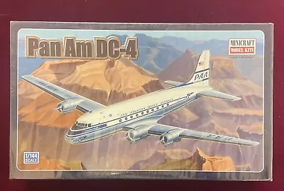 Pan Am DC-4 - Minicraft 1/144 Unassembled Kit#14500 - Sealed • $19.99