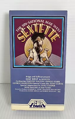 Sextette VHS 1982 Mae West Timothy Dalton Ringo Starr Tony Curtis Alice Cooper  • $11.99