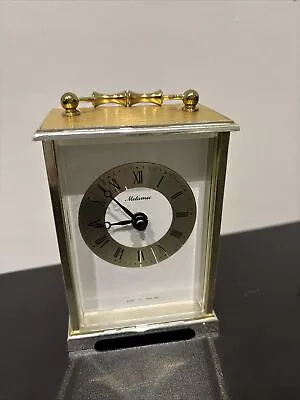 Vintage Metamec Battery Operated Quartz Mantle  Clock - Full Working Order • £19.99