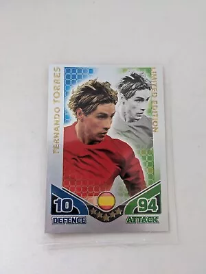 Match Attax World Cup 2010 Fernando Torres (spain) Limited Edition Great • £8.95