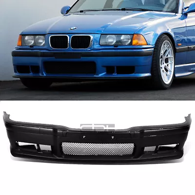 Fit 92-98 BMW E36 3Series 1Pc M3 Style Replacement Front Bumper Body Kit+Grille • $137.88